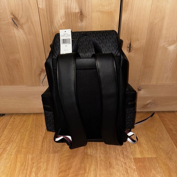 Michael Kors Rivington Logo Stripe Backpack - Picture 5 of 8